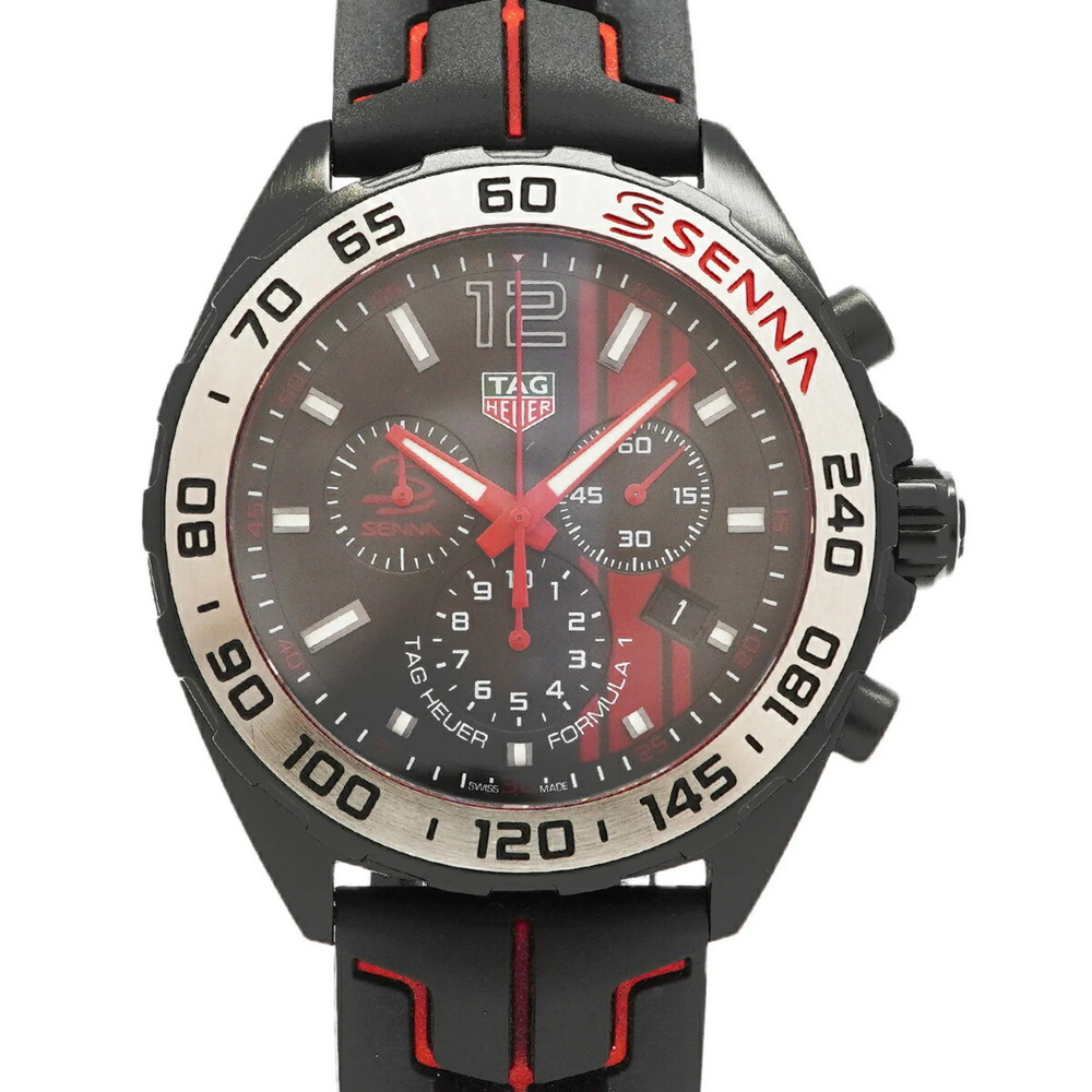TAG Heuer Formula 1 Ayrton Senna Special Edition CAZ1019 Black Dial Men's Watch